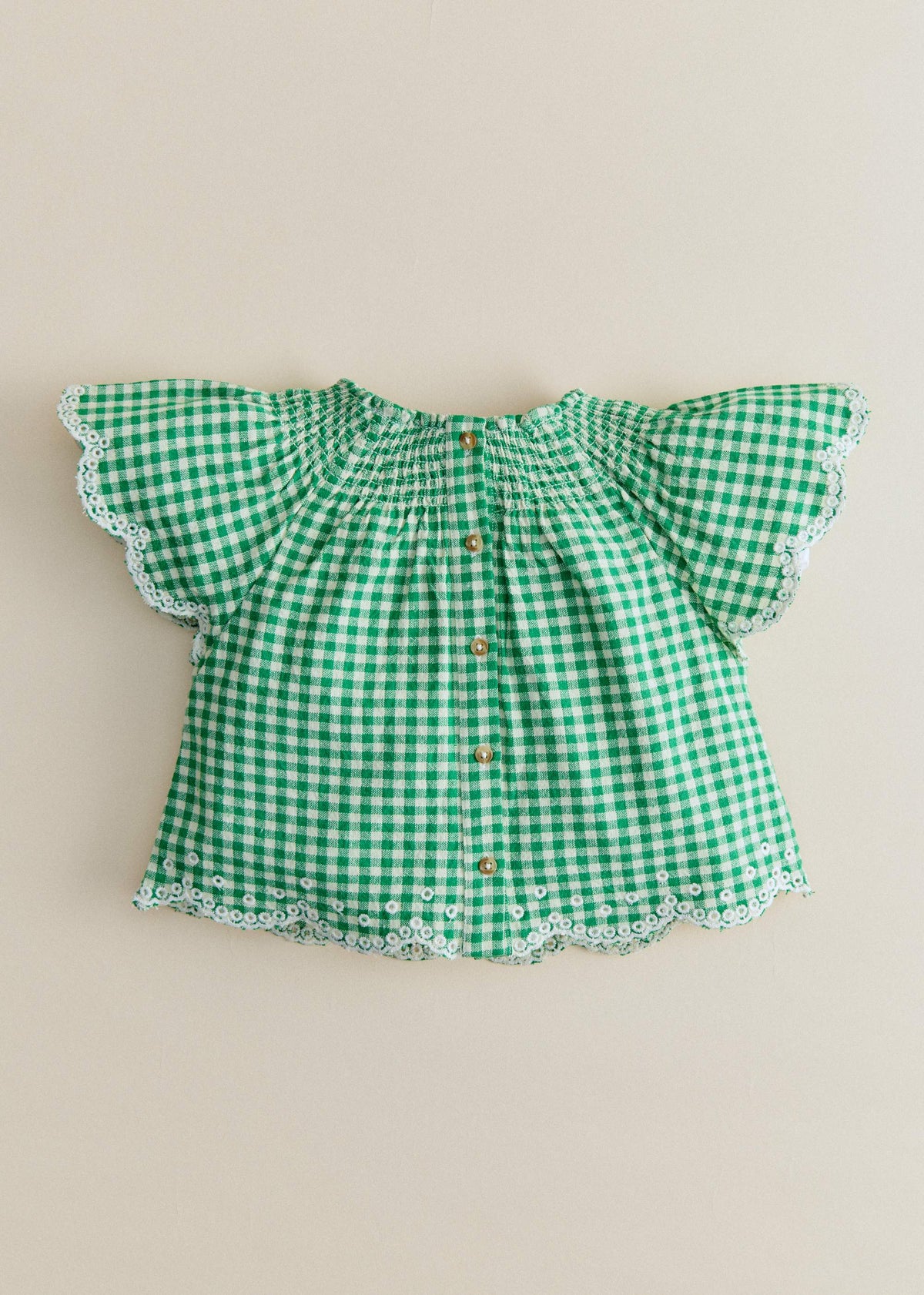 Blouse Nolane - Vichy Vert