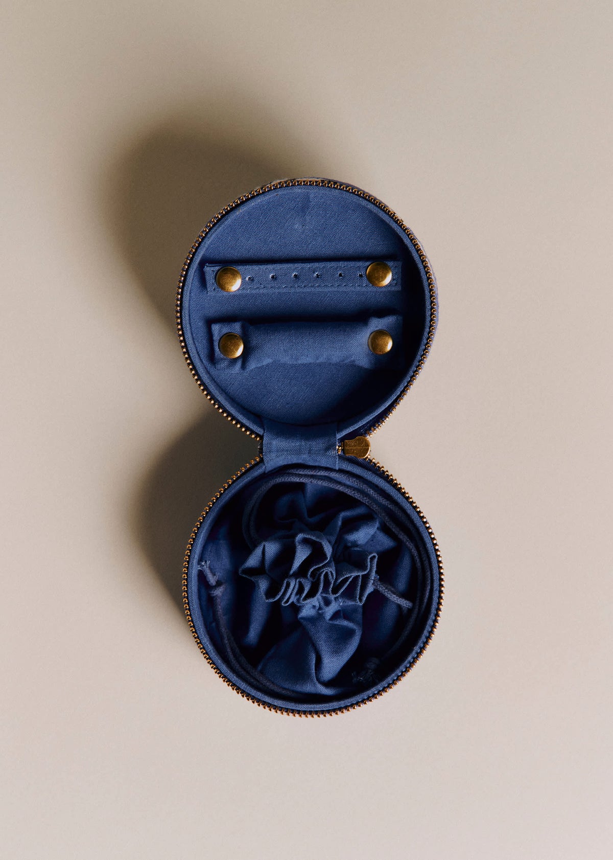 Ecrin à bijoux - Sézane x Inoui Editions - Imprimé Coquillages Bleu