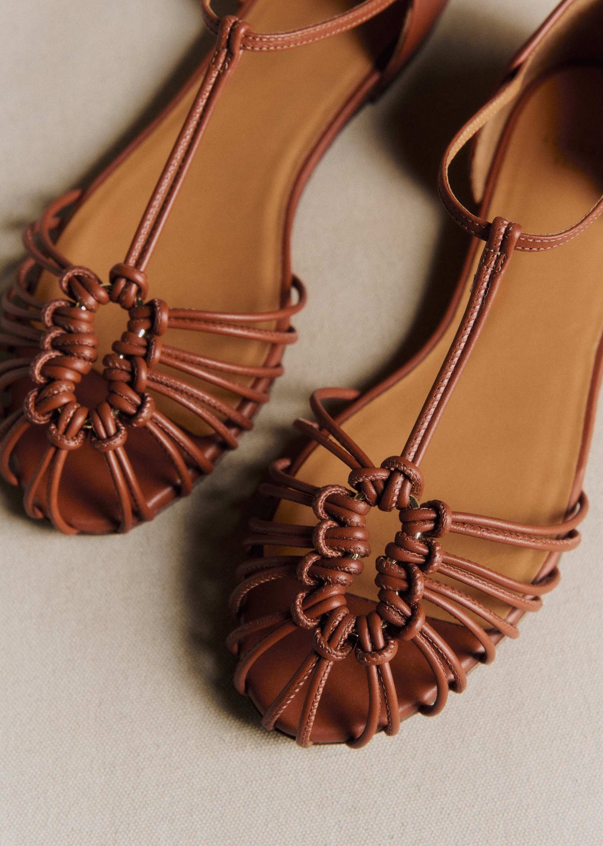Sandales Low Mira - Cuir Naturel