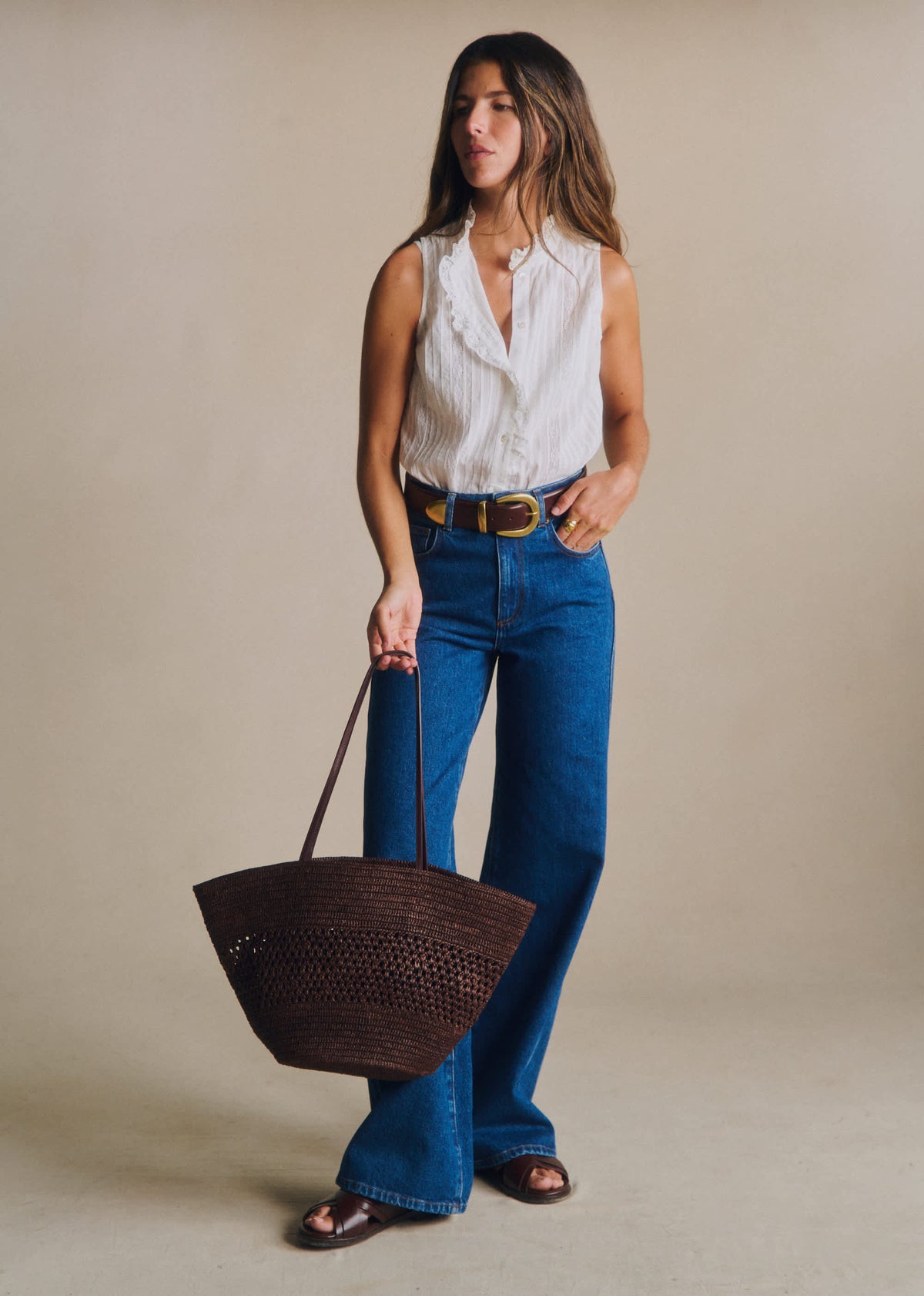 Chemise Celinda - Broderie Unie Ecru