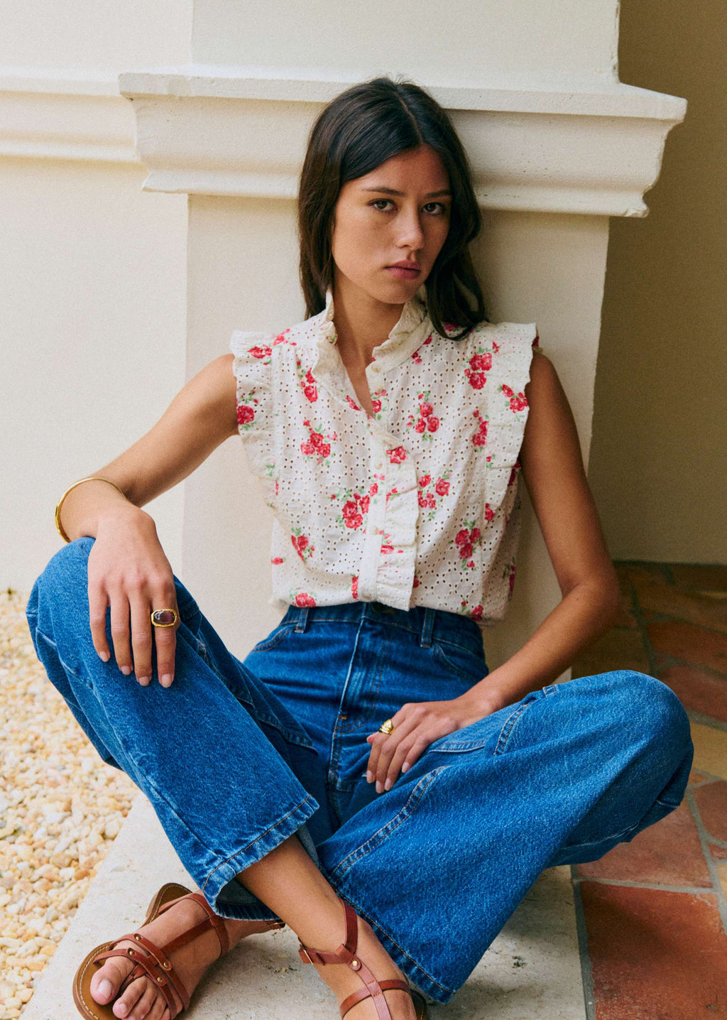 Chemise Caro - Imprimé Rosa Corail