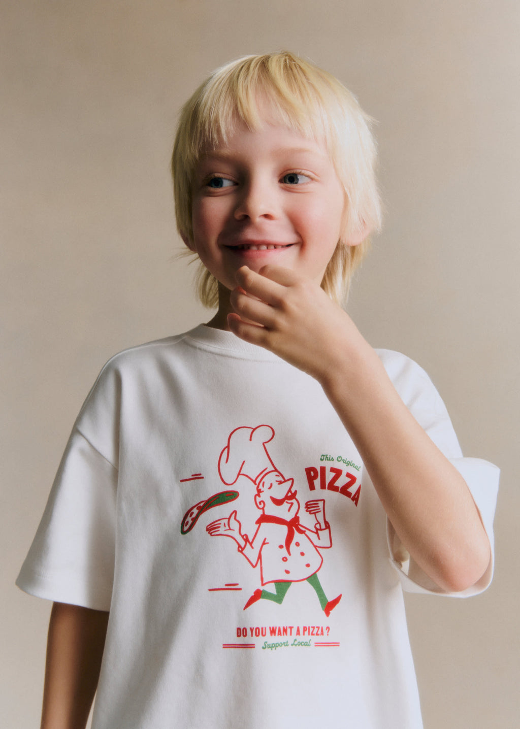 T-Shirt Pizzaiolo - Ecru