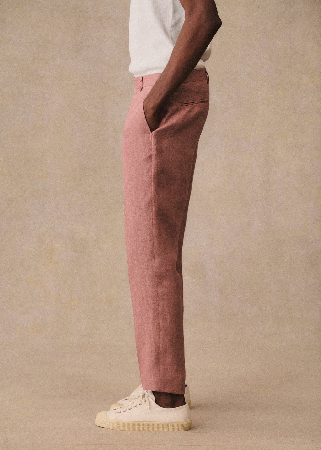 Pantalon Deon - Rose Chiné