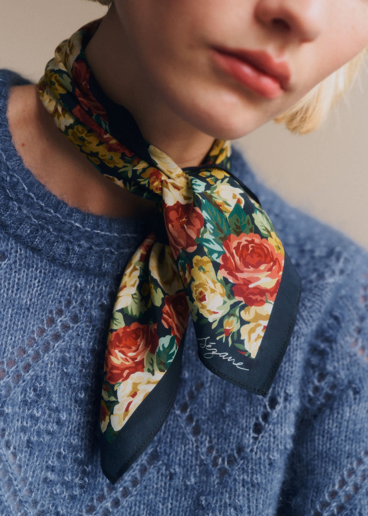 Foulard Cleopatra - Alicante Bleu