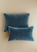 Coussin Velours Édition - Petit modèle - Bleu