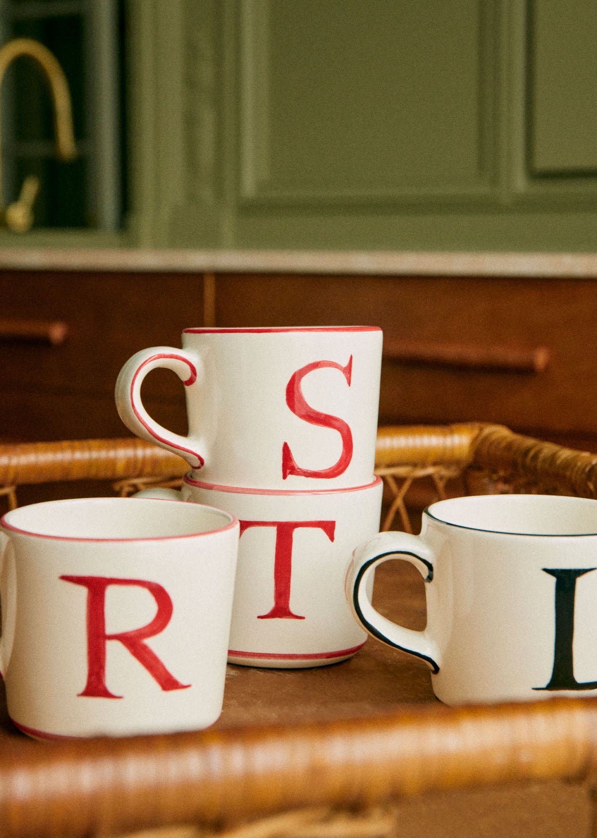 Tasse Tempo - Lettre H - Rouge
