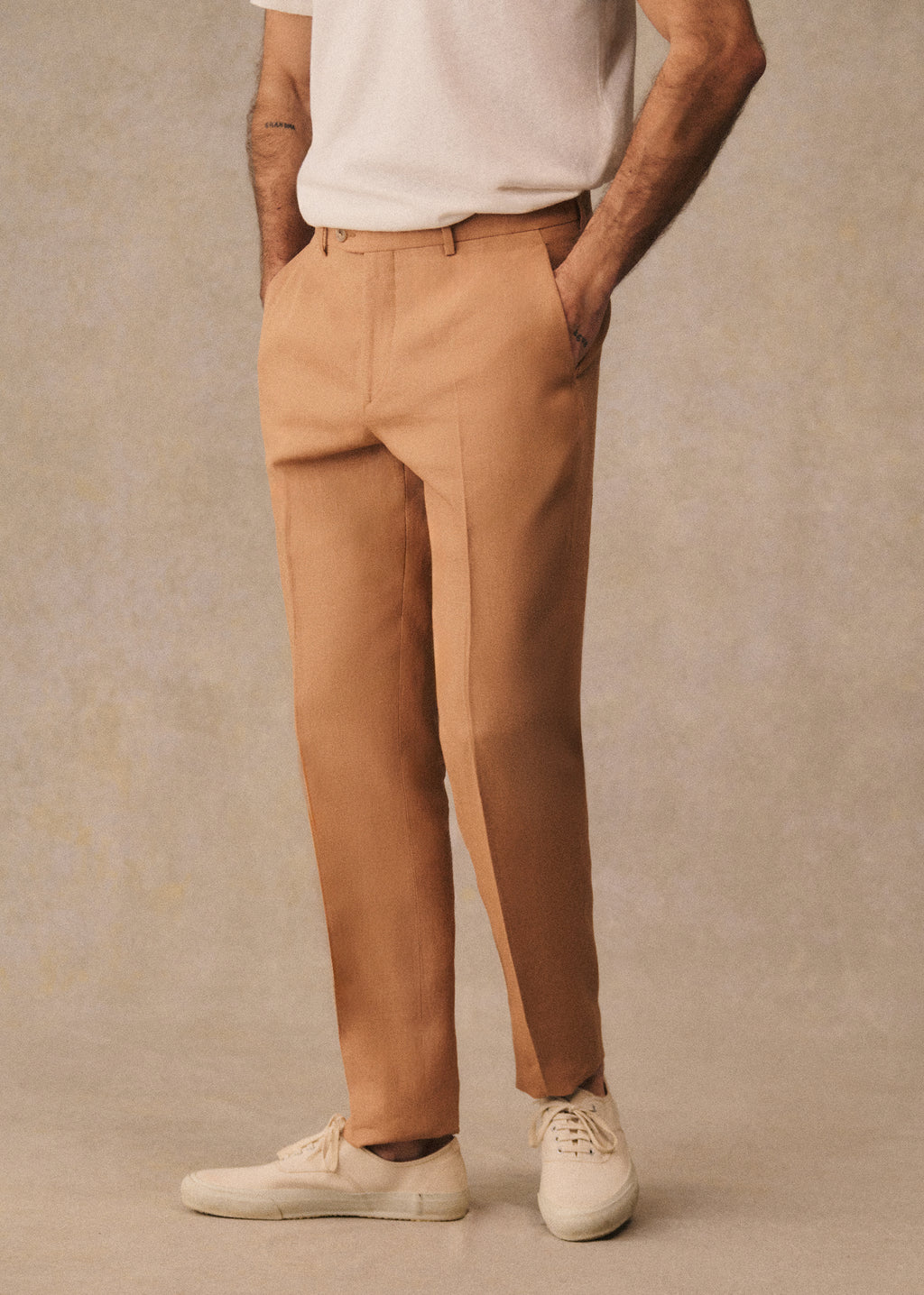 Pantalon Carl Lin - Camel