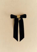 Barrette Mégane - Noir Doré