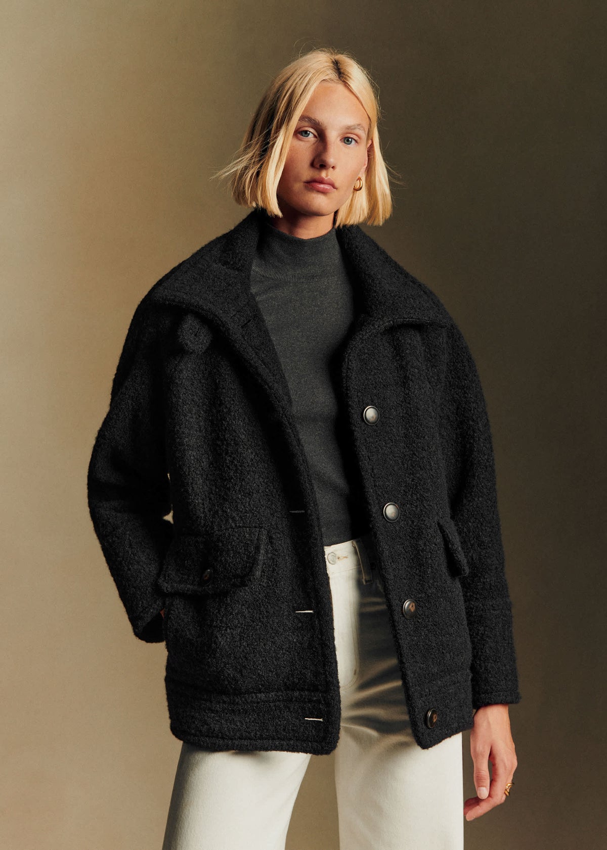Manteau Léo - Noir