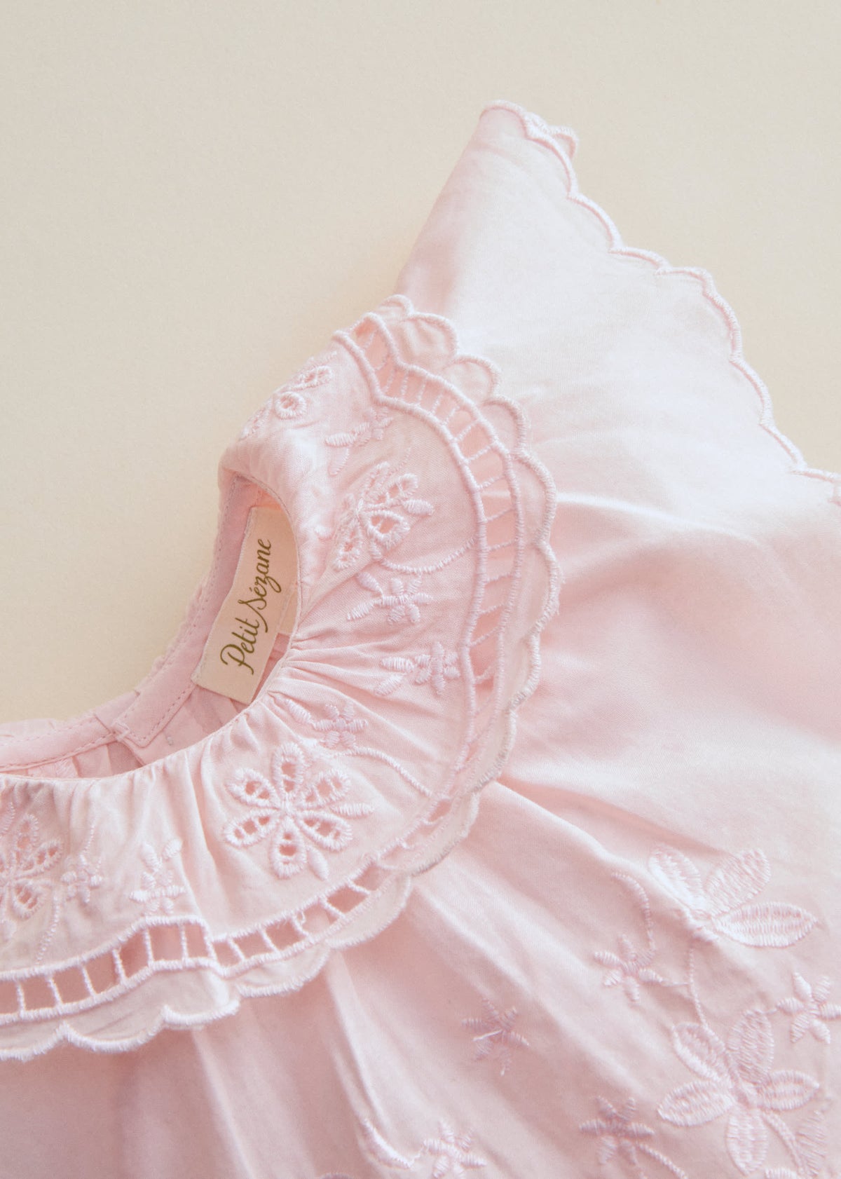 Barboteuse Cecilia - Rose pétale