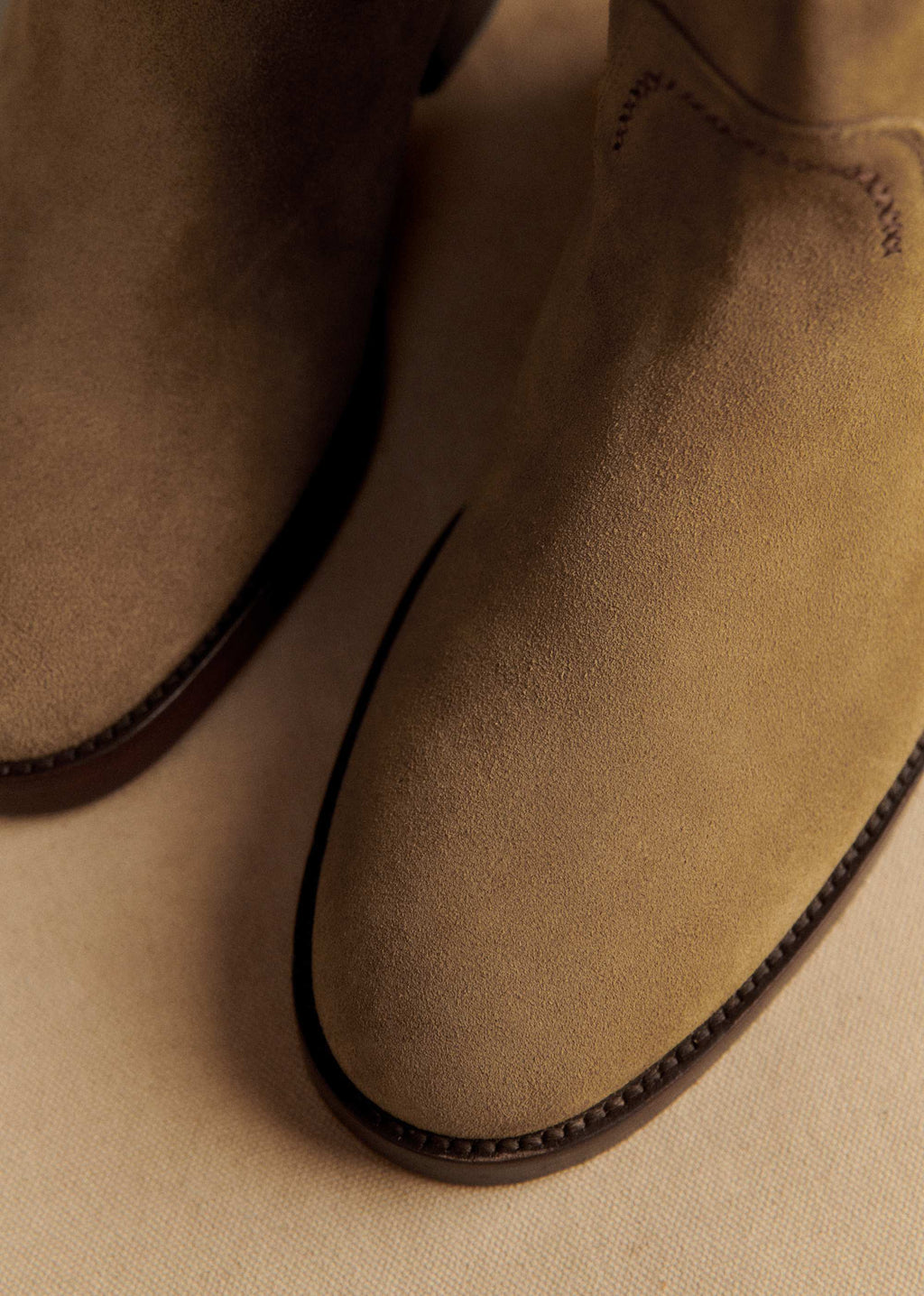 Bottes Low Katharina - Sézane x Baziszt - Beige Broderie