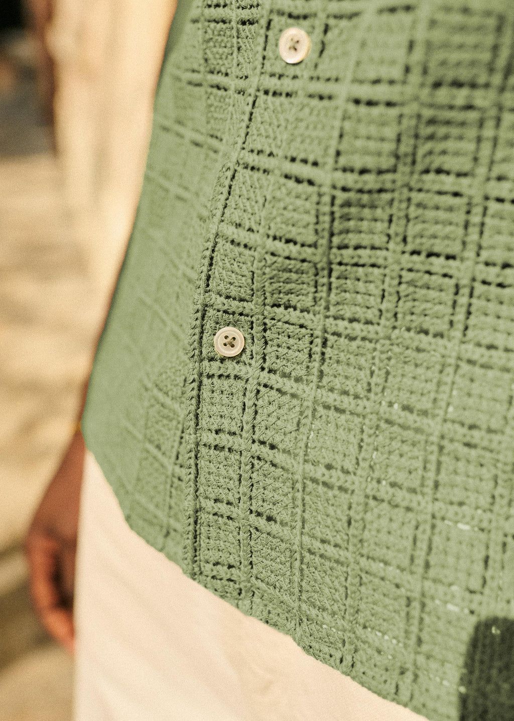 Chemise Holt - Crochet Vert Sauge