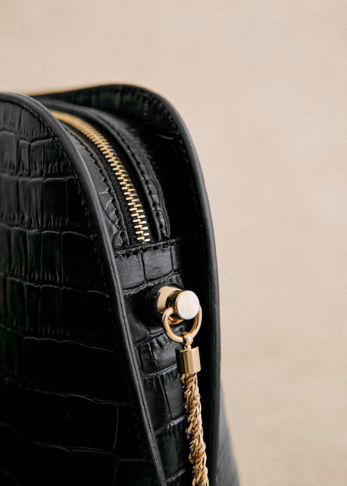 Sac Victor - Noir Croco