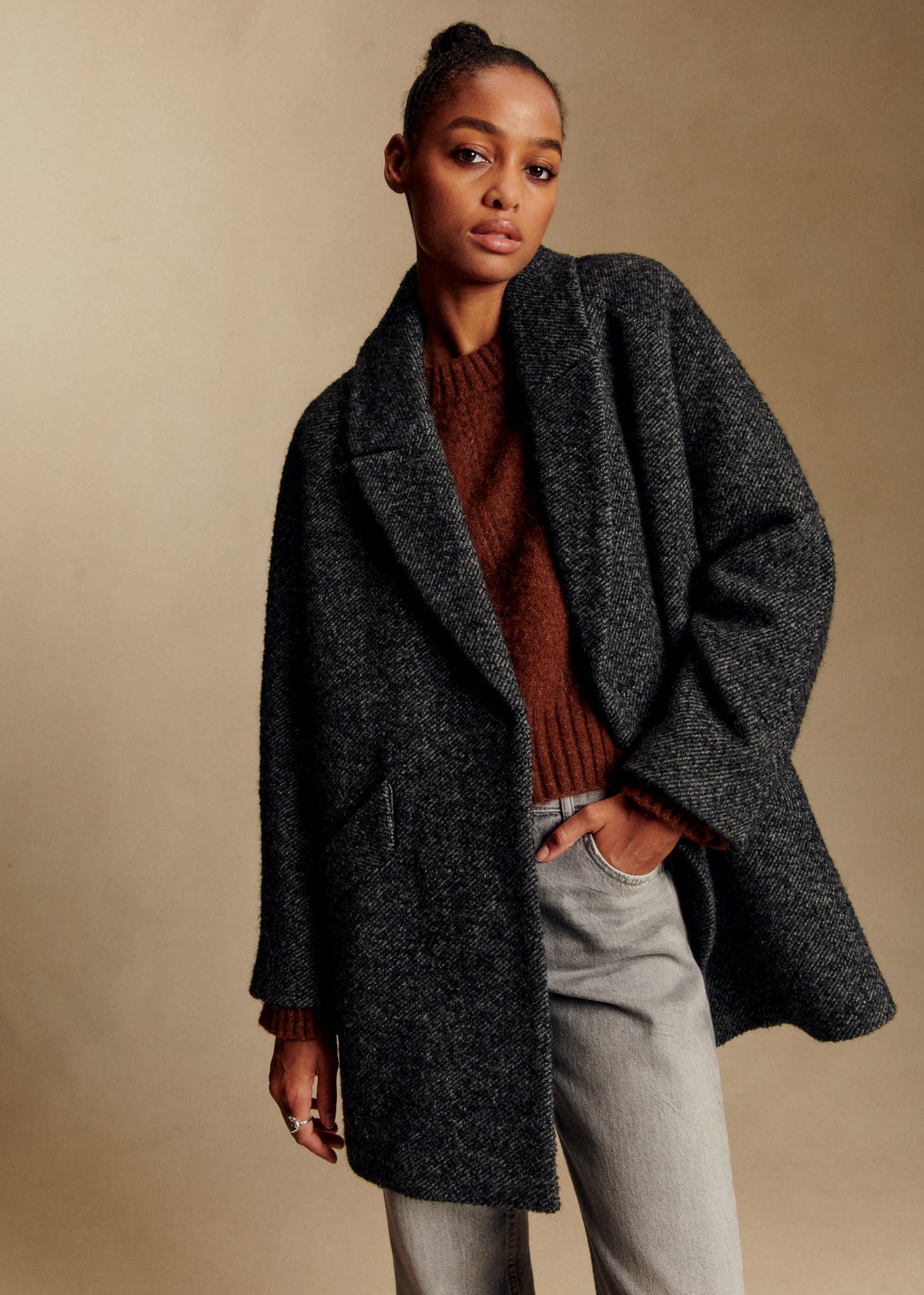 Manteau Ander - Gris Chiné
