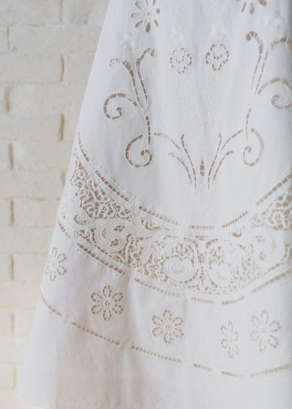 Jupe Solya - Sézane x SEA NY - Broderie Unie Ecru