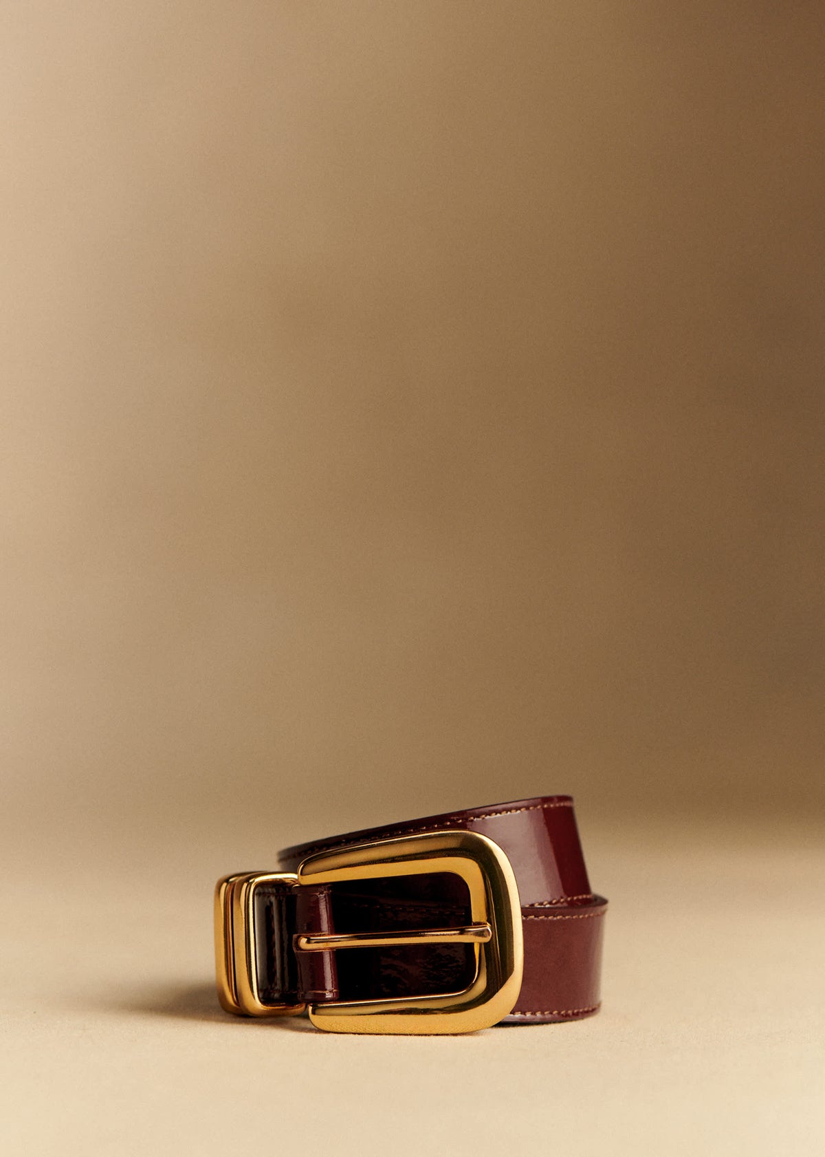 Ceinture Oria - Acajou Vernis