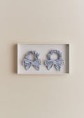 Lot de 2 Chouchou Noeud - Vichy Marine