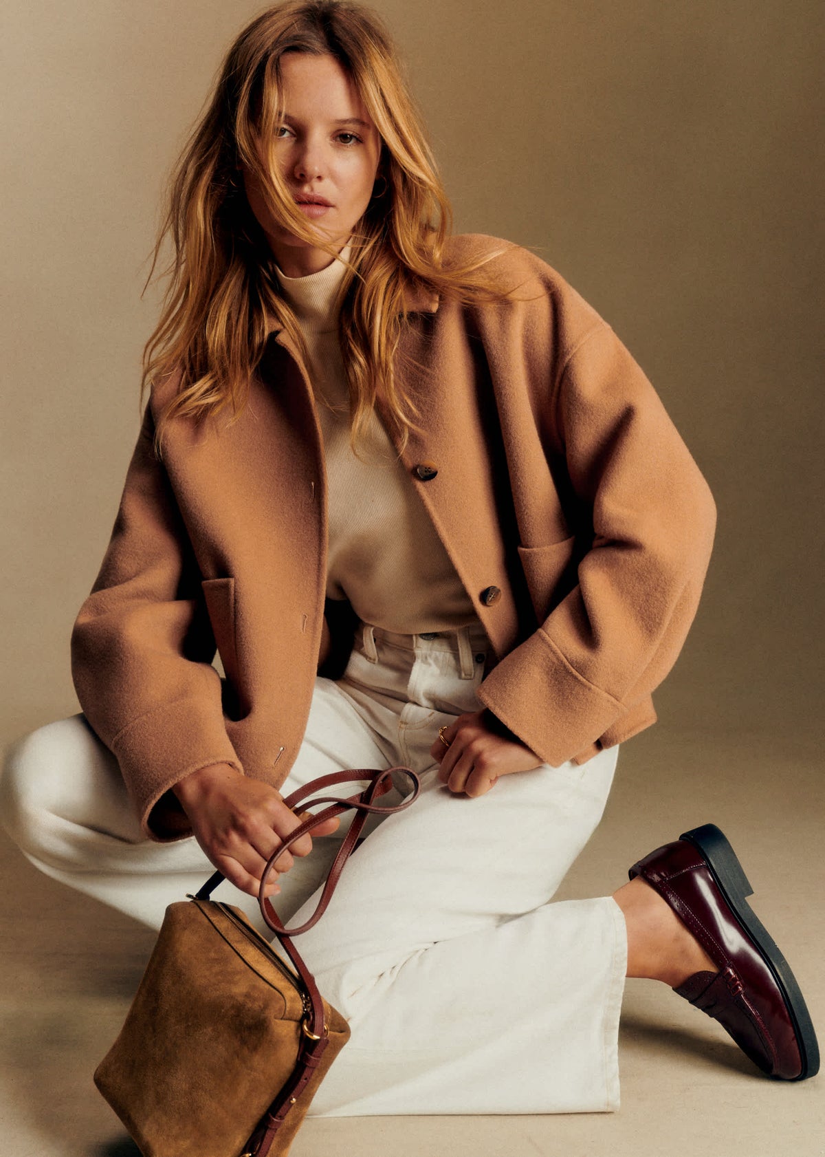 Veste Mia - Camel Clair