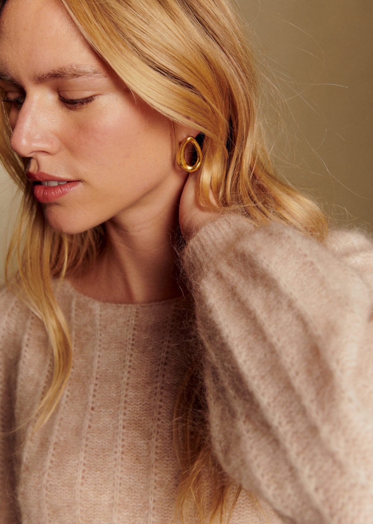 Boucles d'oreilles Lou - Doré