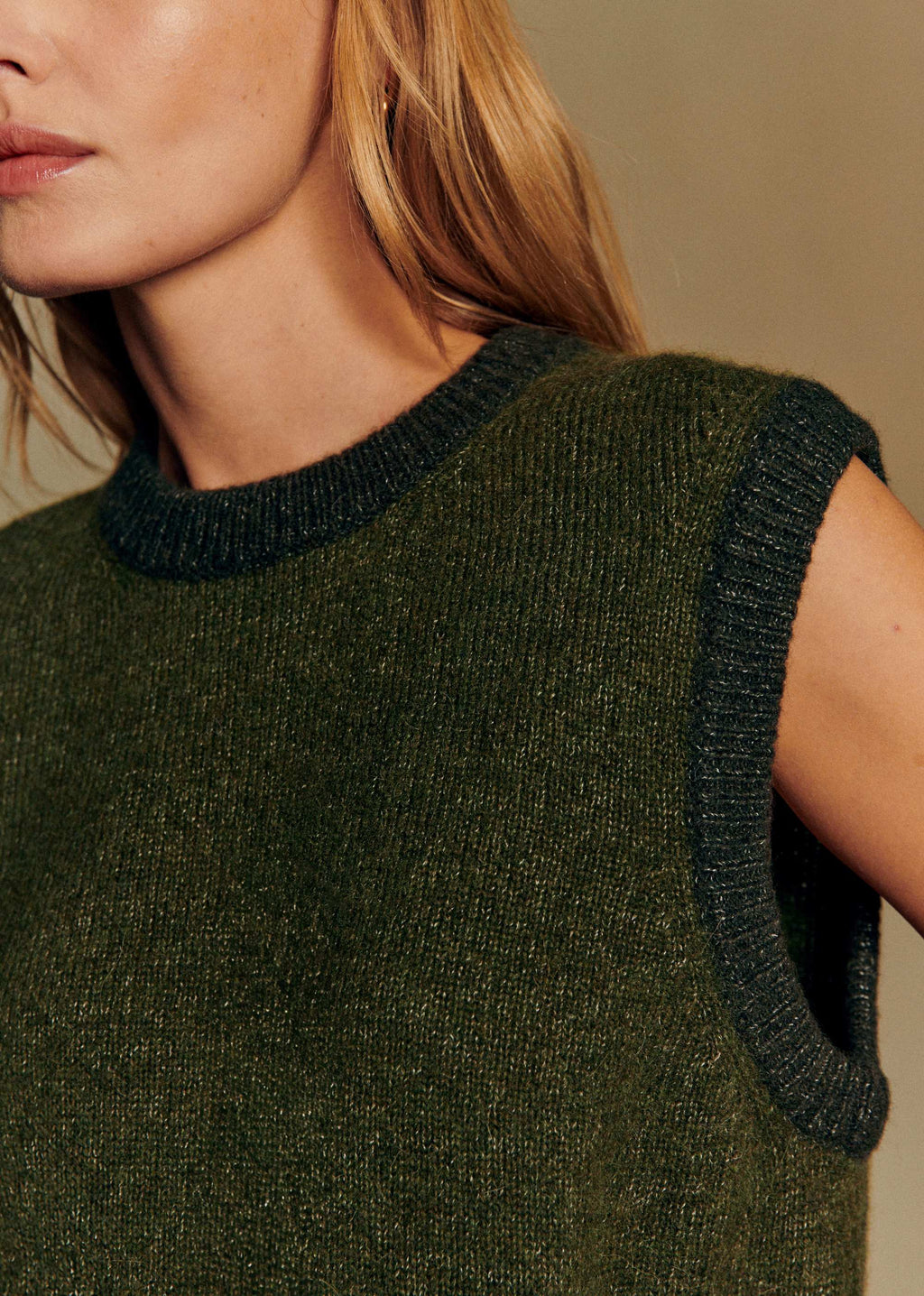 Pull Samuel - Vert Parfait / Vert Foncé