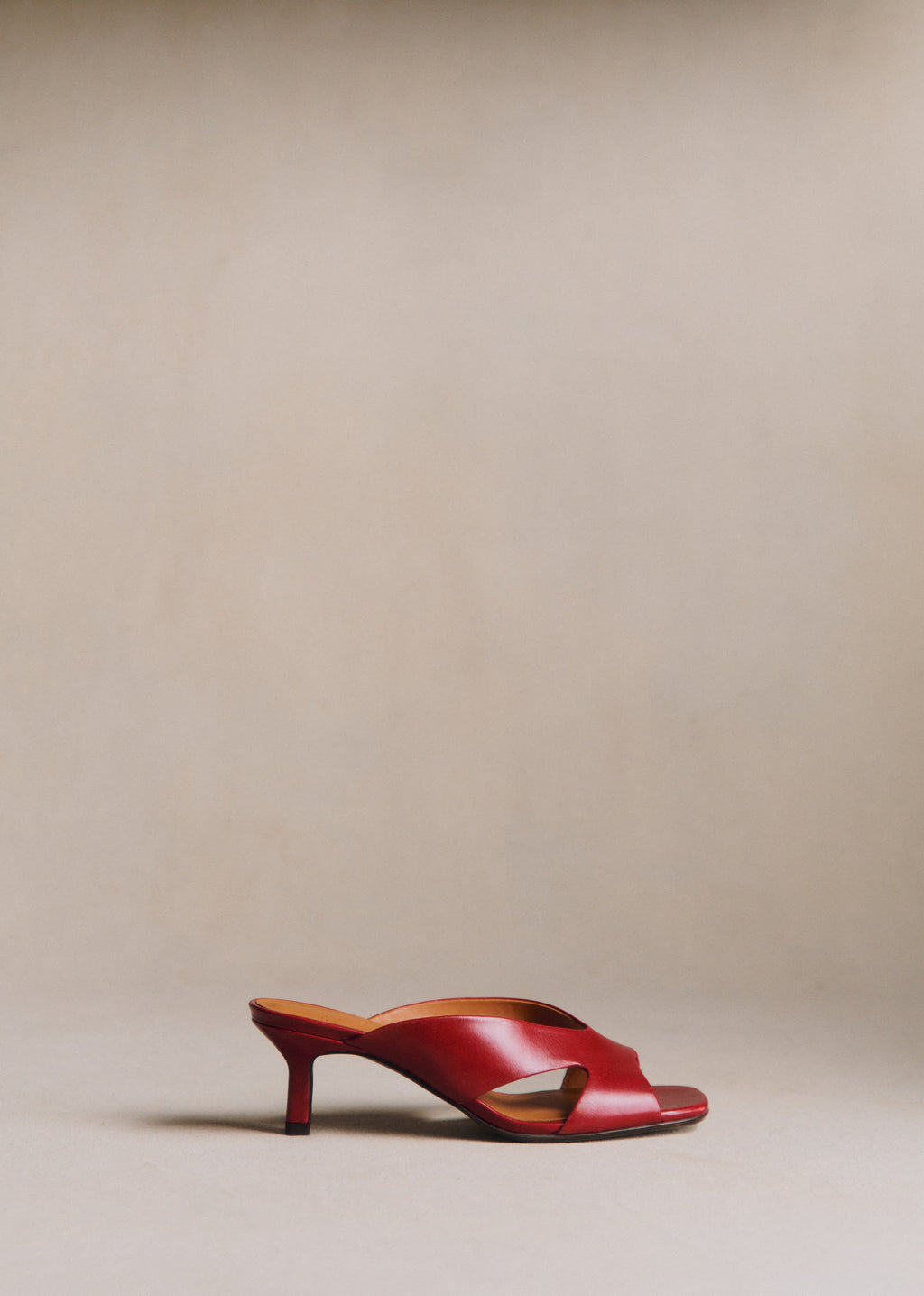 Mules Ingrid - Cerise Lisse