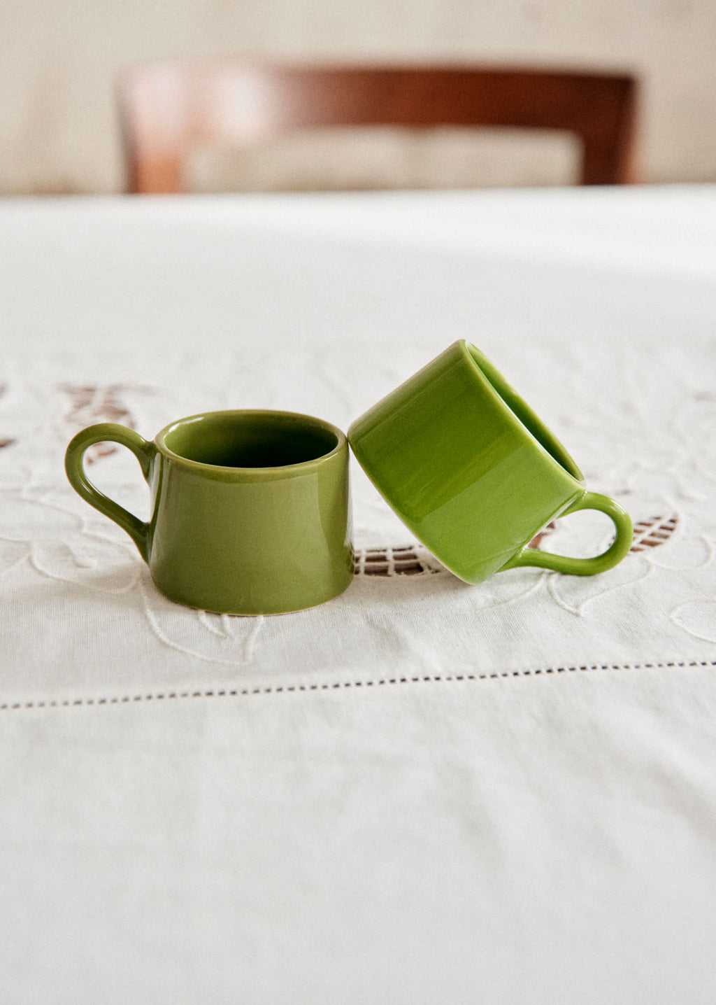 Coffret de 4 tasses expresso - Vert