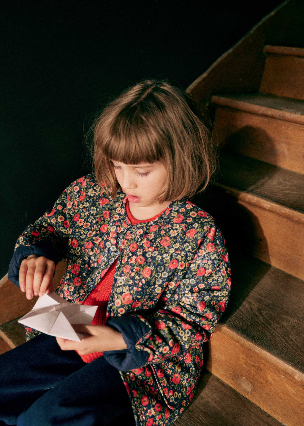 Manteau Farel - Imprimé Poppies
