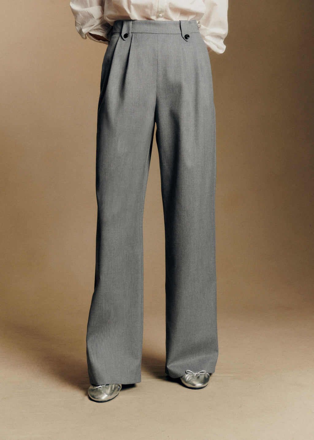 Pantalon Loulou - Gris Clair