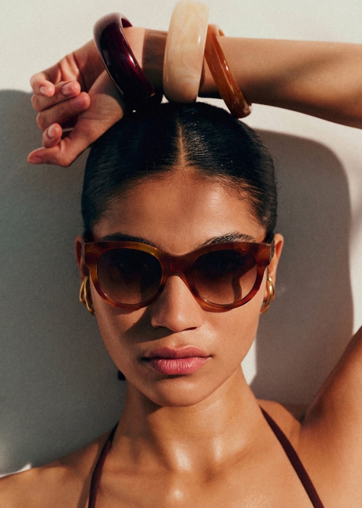 Lunettes de soleil Chiara - Ecaille Blonde