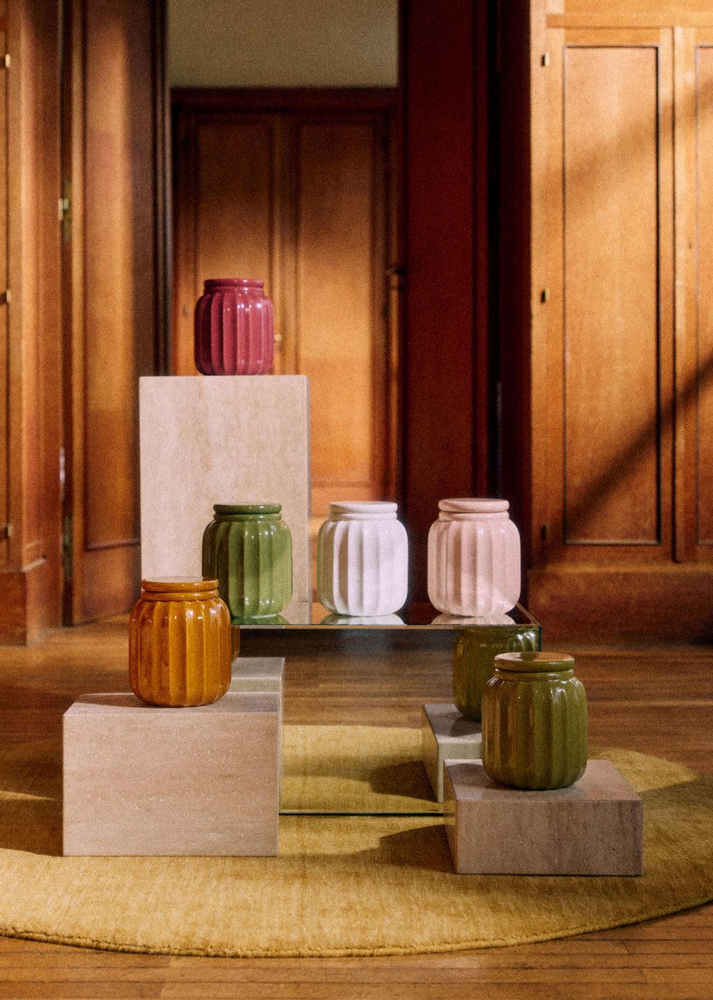 Vase Traviata - Vert Olive