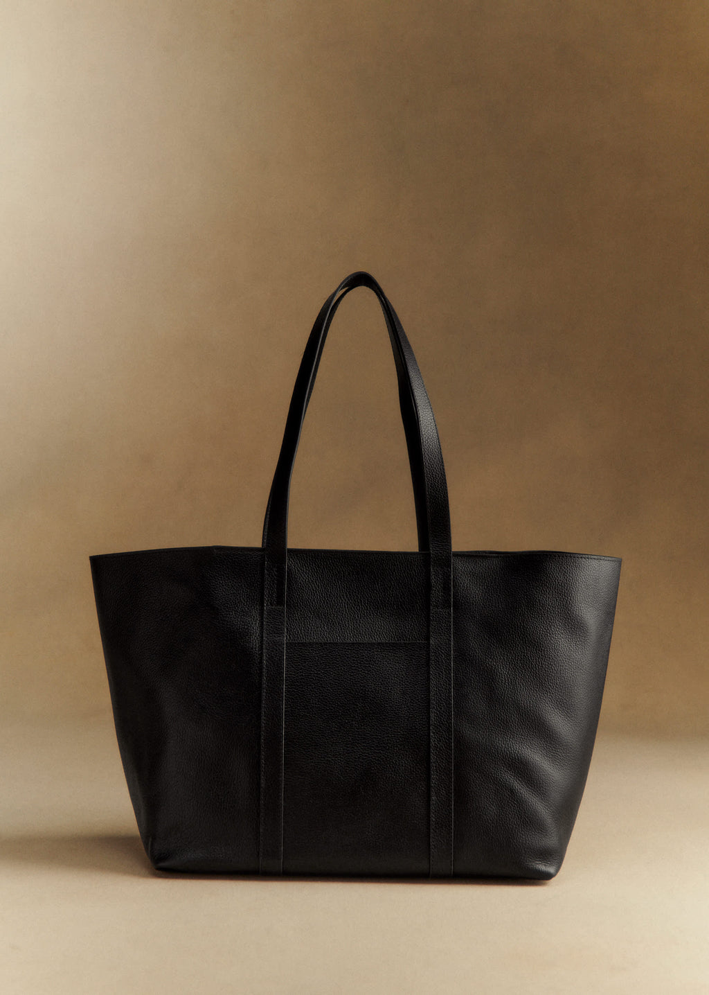 Cabas Gabin - Noir Grainé