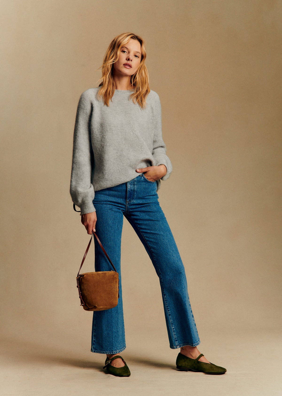 Pull Louisa - Gris Chiné Clair
