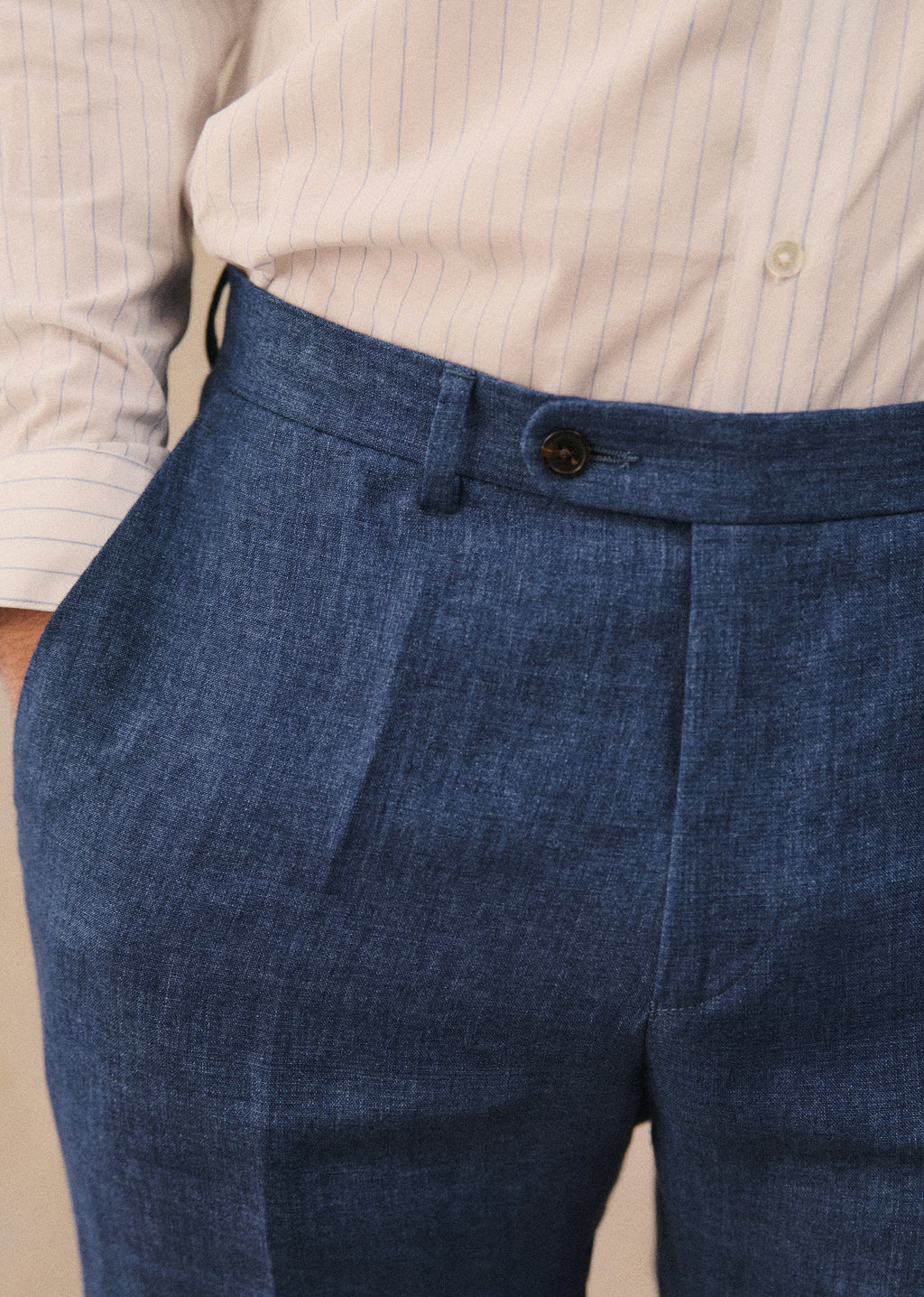 Pantalon Deon - Bleu Chiné