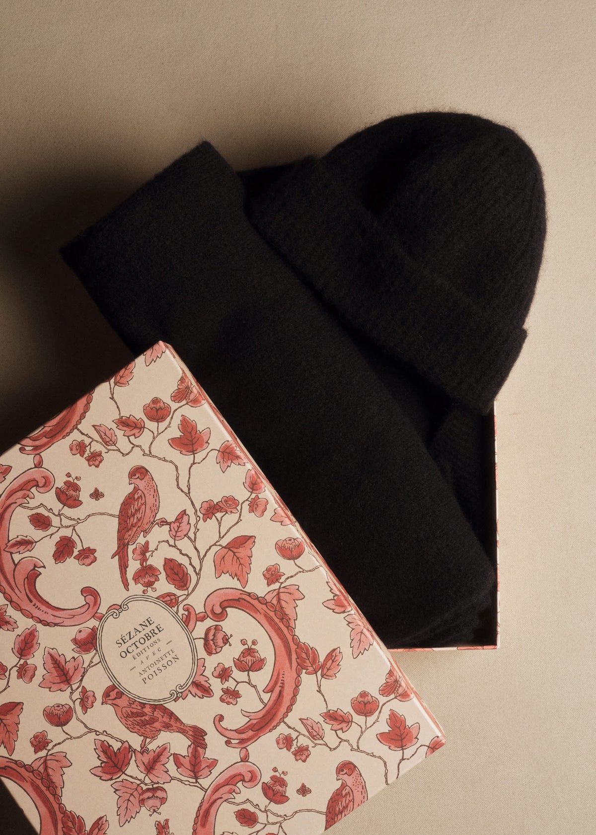 Coffret Bonnet et Echarpe - Noir
