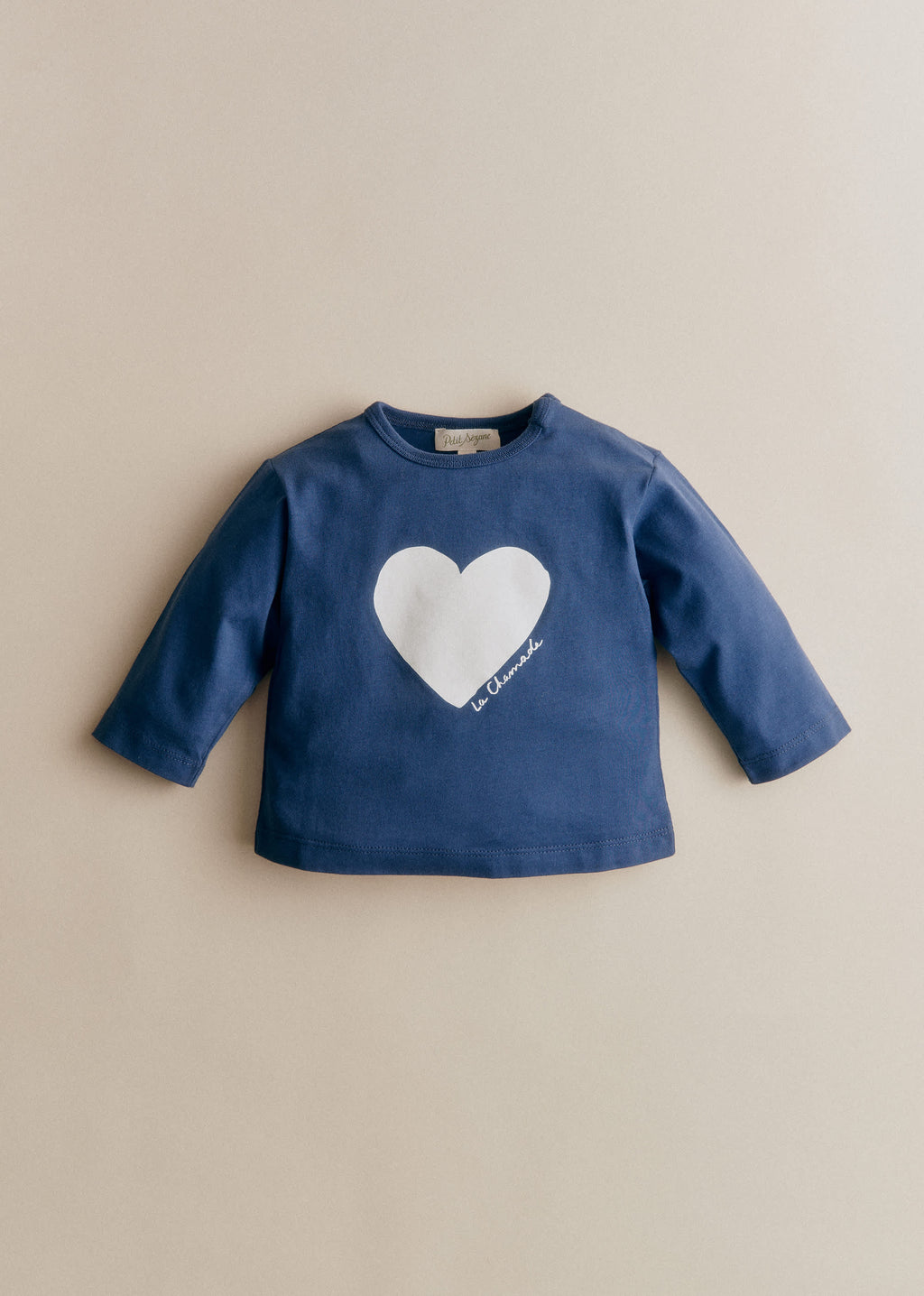 T-Shirt La chamade - Bleu indigo / Ecru