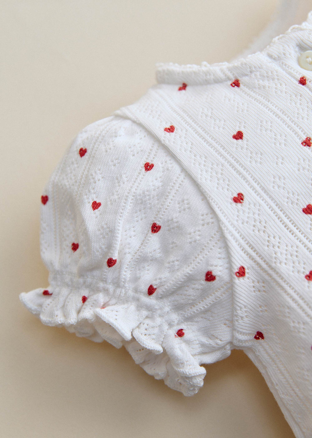 T-Shirt Simone - Imprimé Coeur Rouge