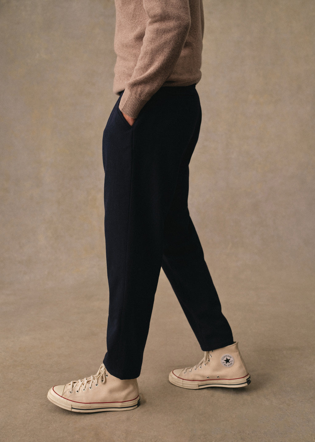 Pantalon Bergame - Marine Foncé