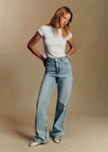 Pantalon Le Wide Leg - Bleu Clair