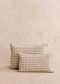Coussin Tissé Pianissimo - Petit modèle - Café et Blush