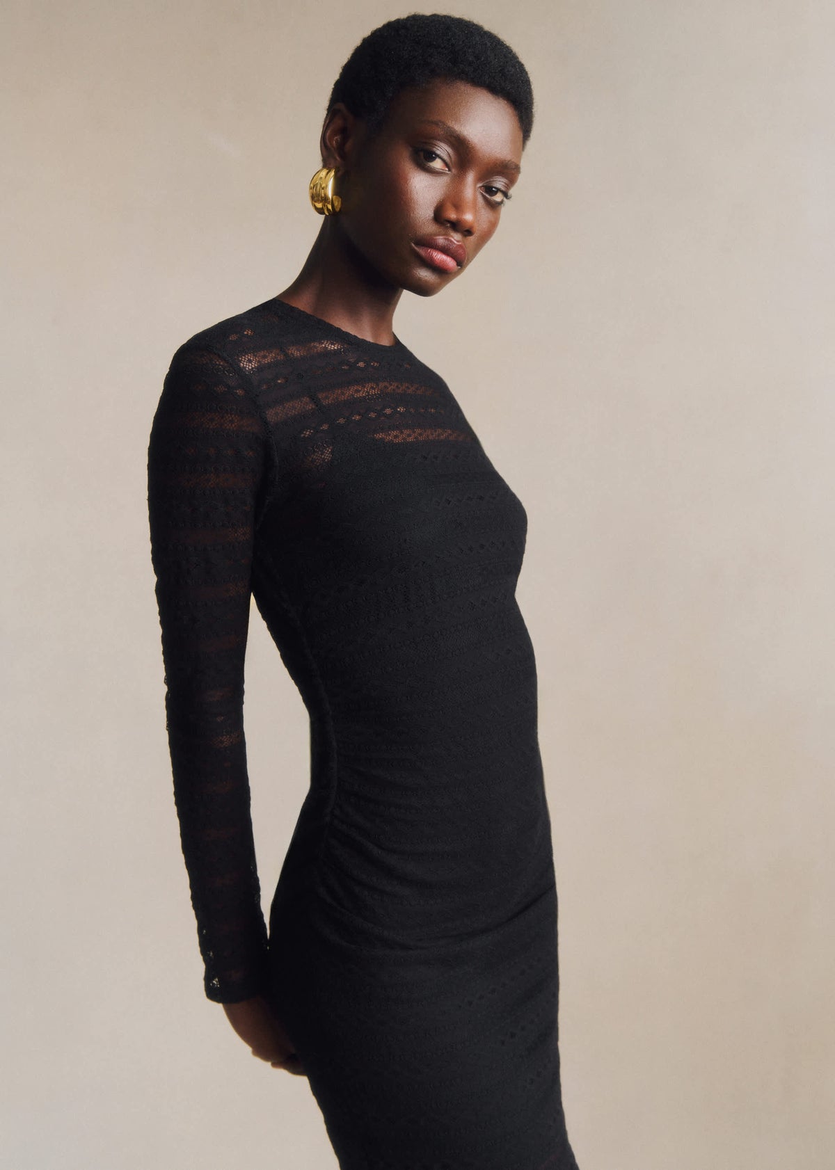 Robe Hildy - Dentelle Noire