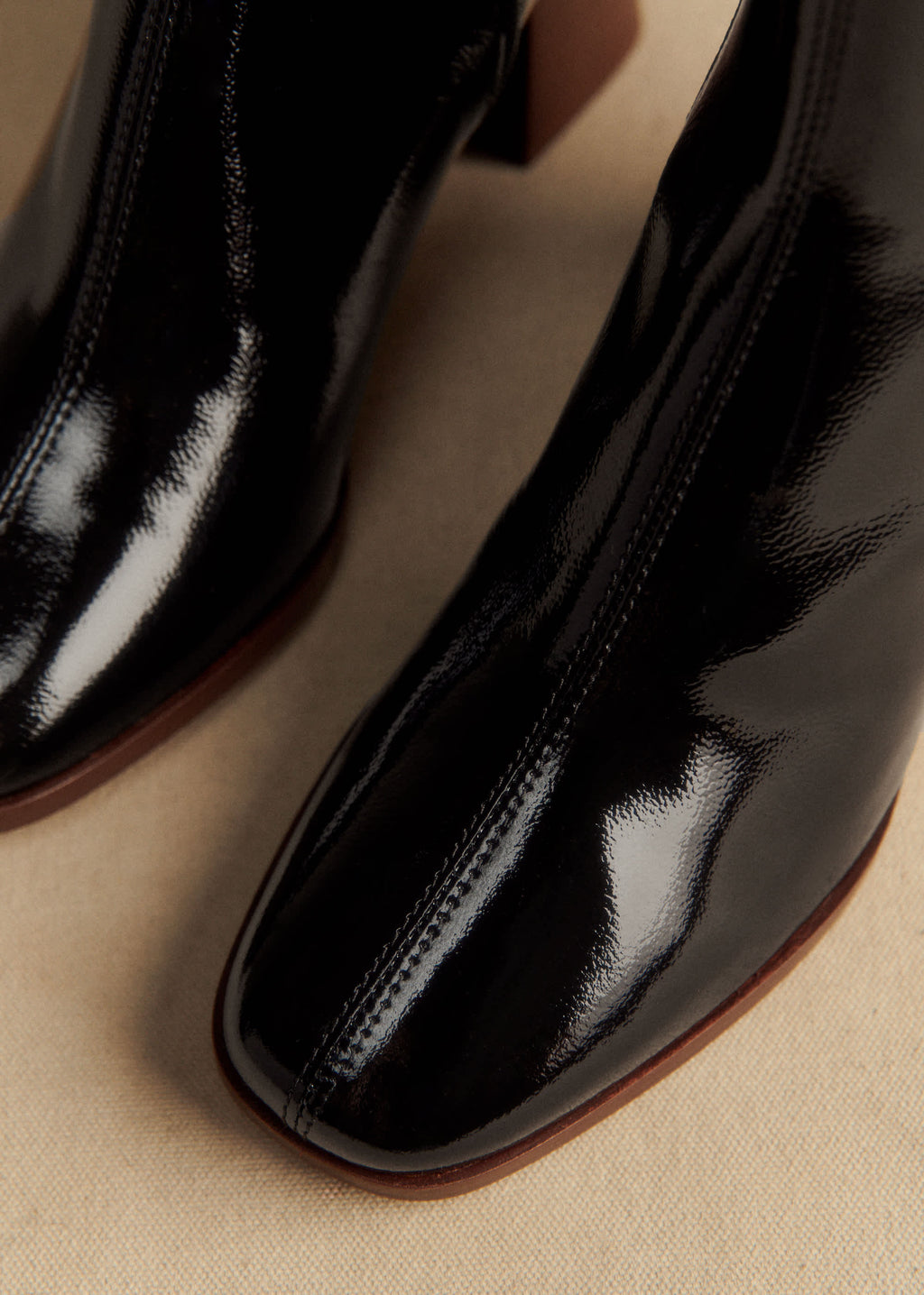 Bottines Axelle - Noir Vernis