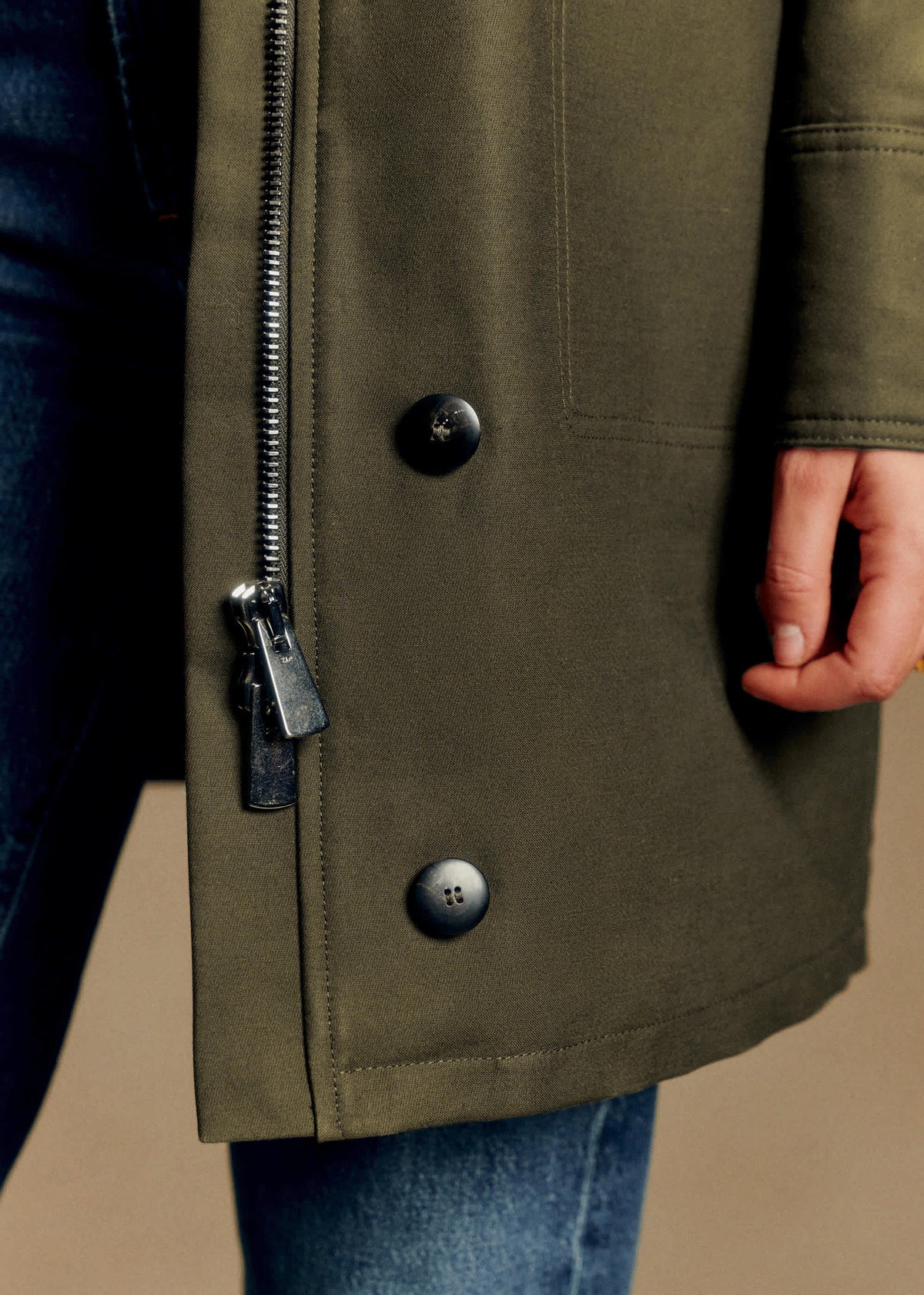 Manteau Bill - Kaki