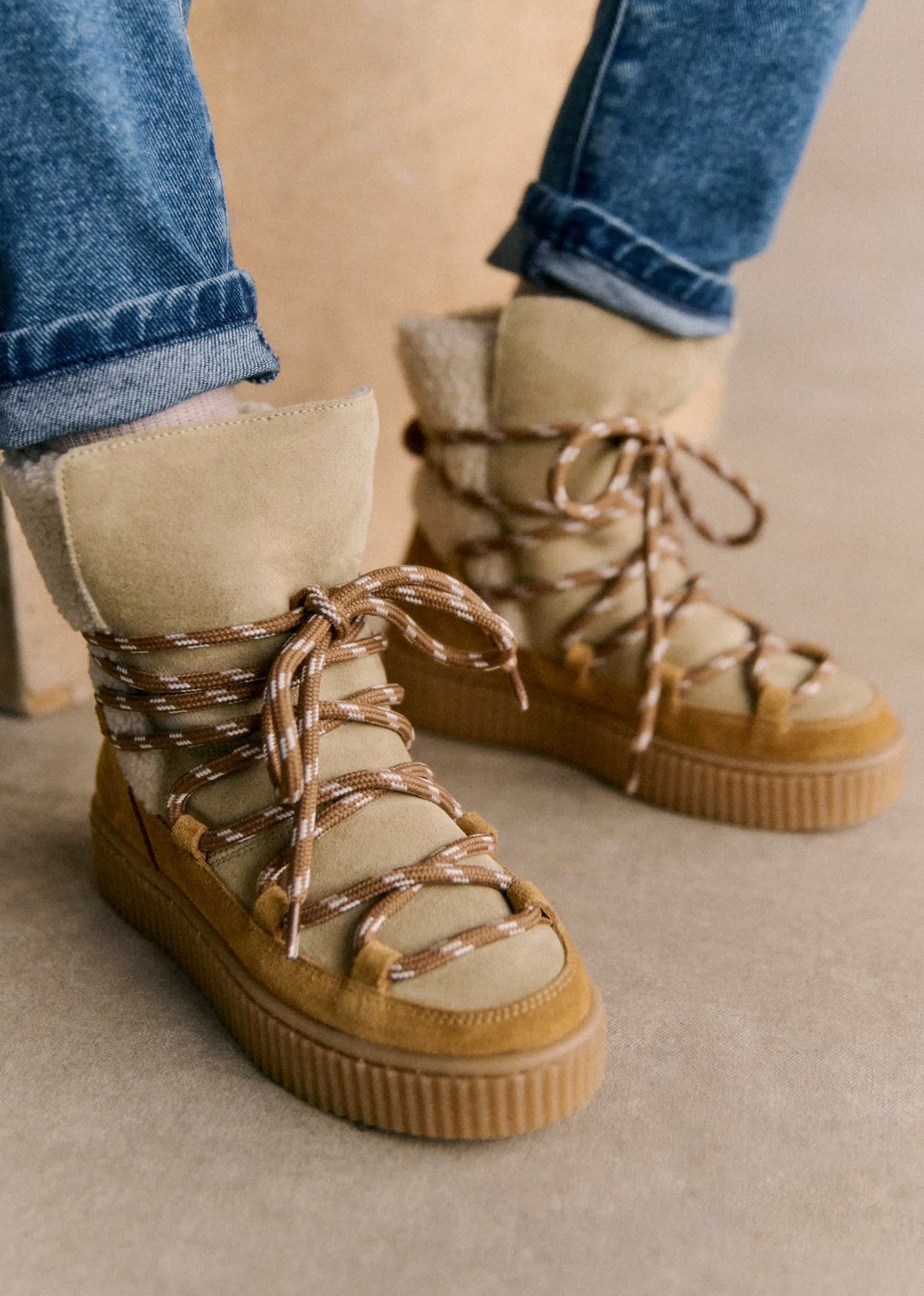 Bottines Tessa - Miel Multi