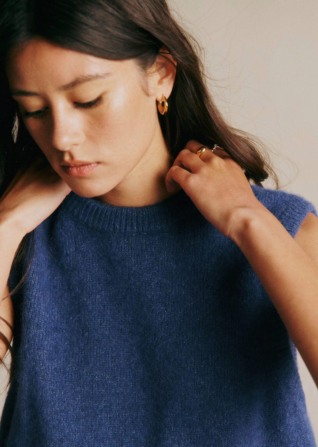 Pull Samuel - Bleu Nuit - Création Rose