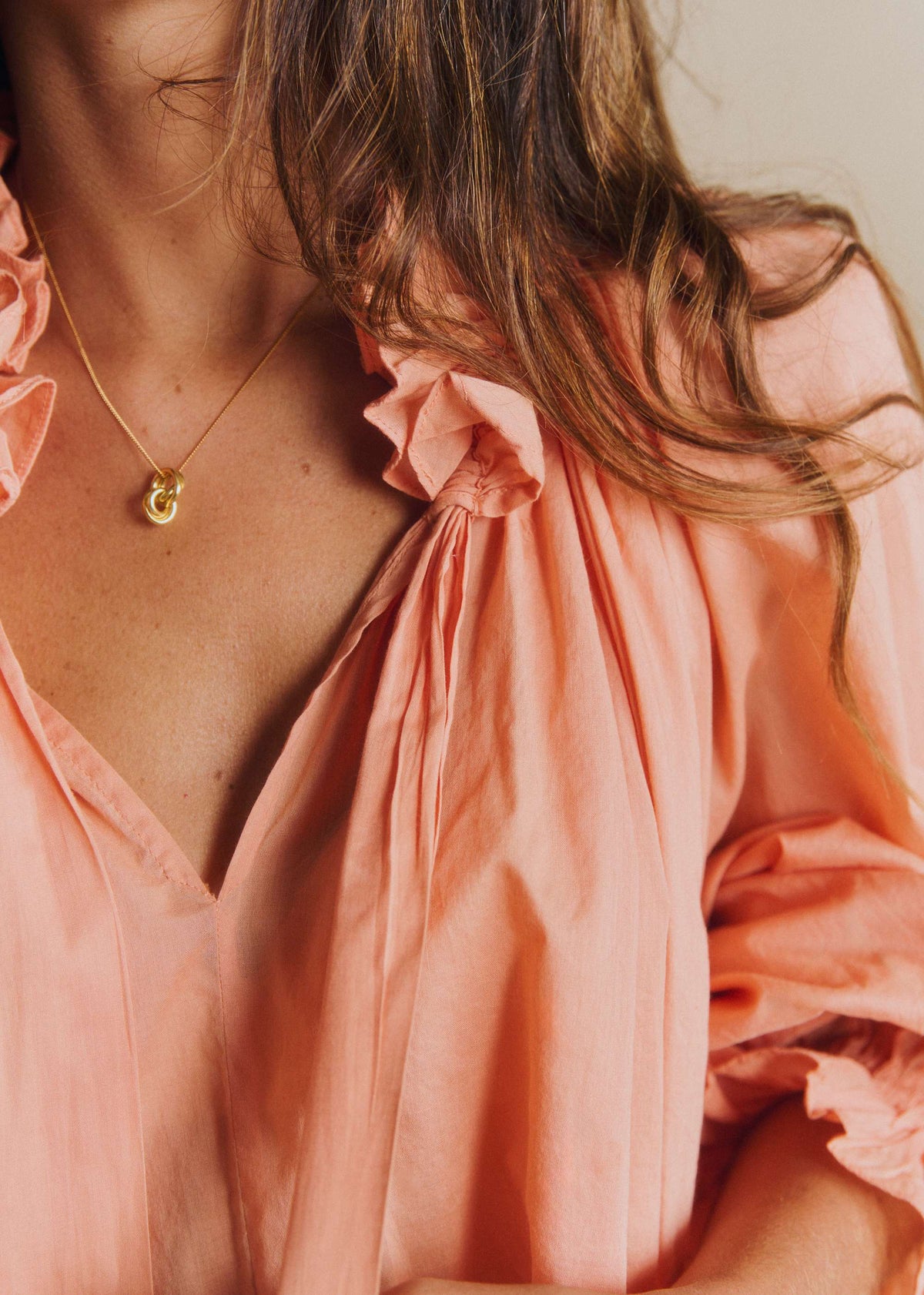 Blouse Batia - Pêche