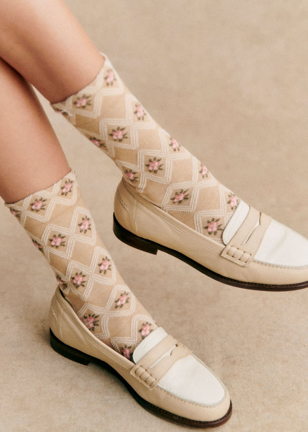 Chaussettes Julia - Beige