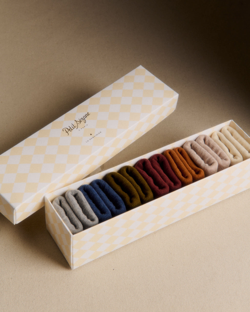 Semainier de chaussettes Naissance - Multicolore