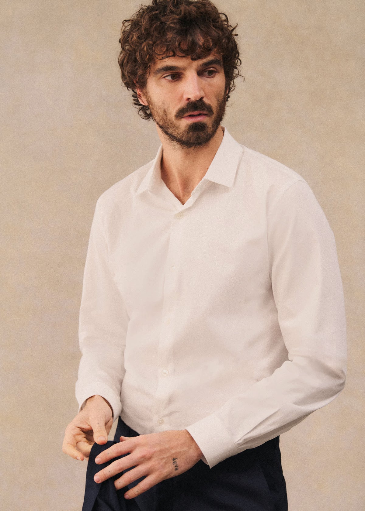 Chemise Allen Pinpoint - Blanc