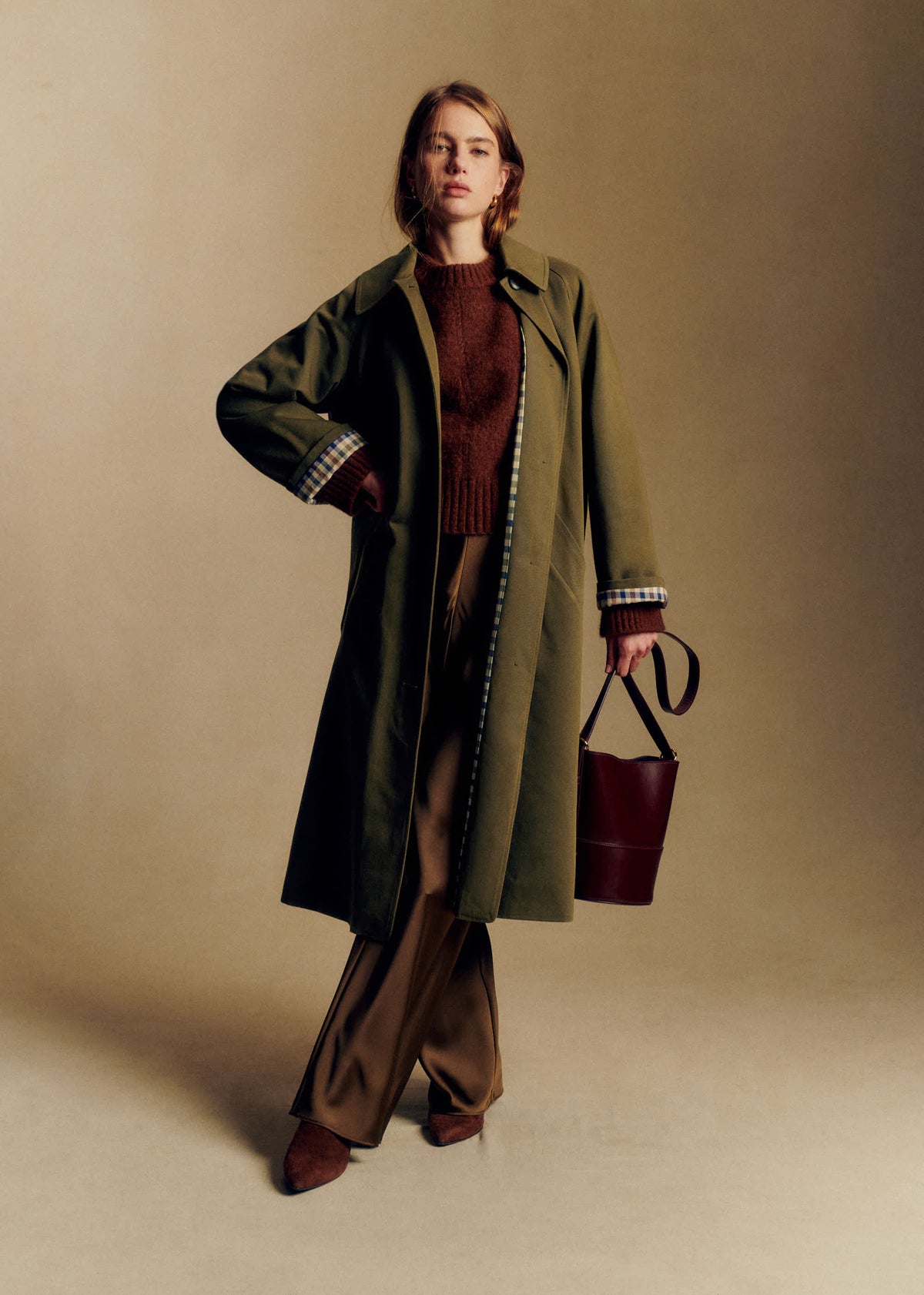 Manteau Clyde - Kaki Foncé