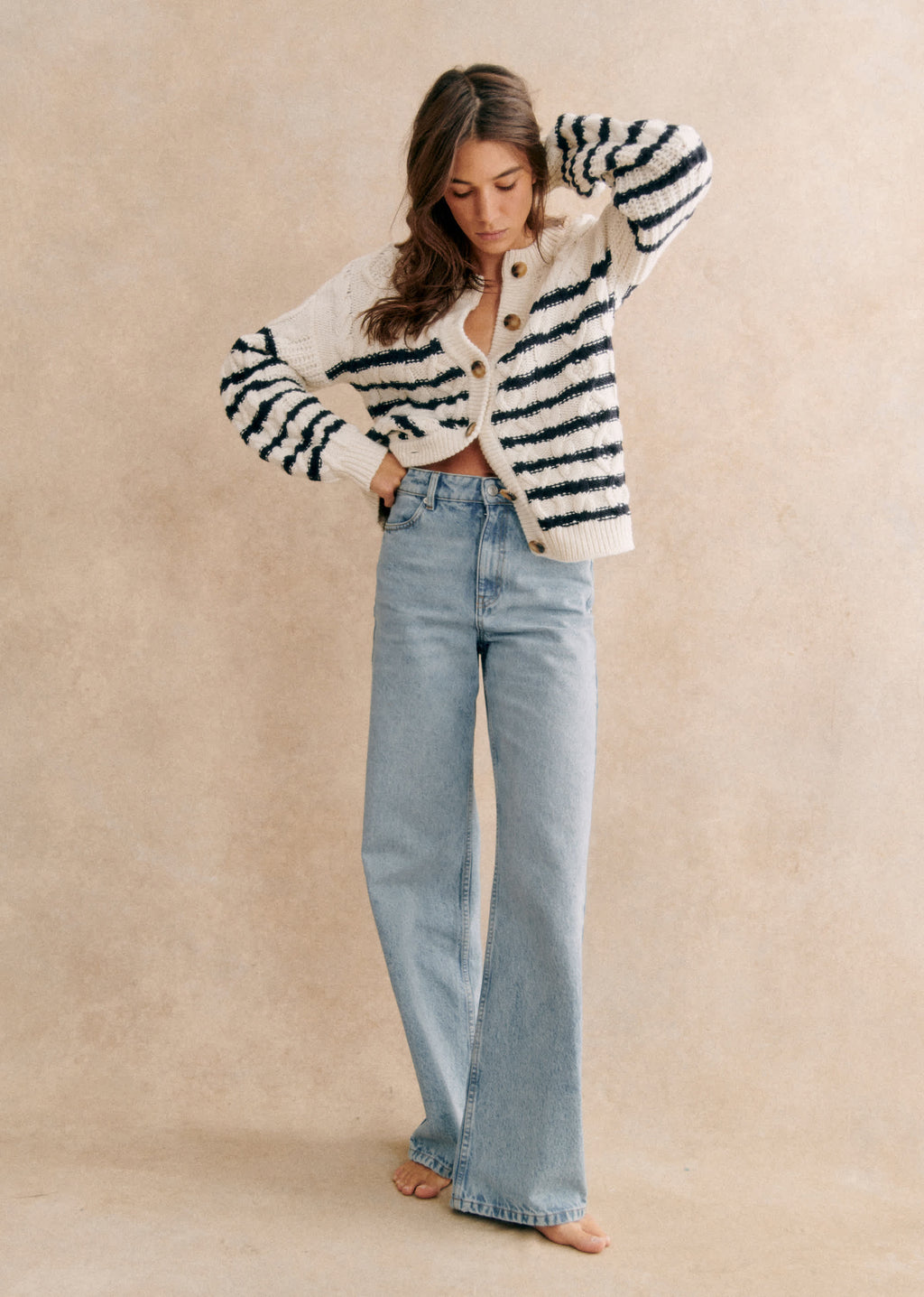 Pantalon Le Wide Leg - Bleu Clair